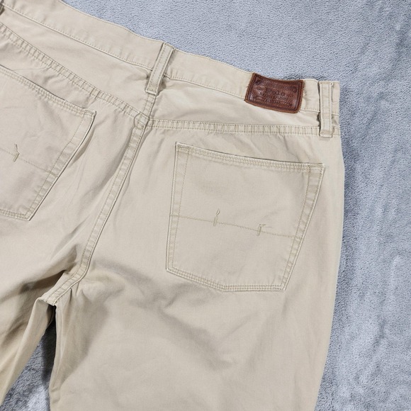Polo Ralph Lauren Chino Pants Mens 34x30 Khaki Cotton Twill Straight Leg Casual - Picture 9 of 16